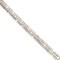 1/4" Emilia, 3-Row Rhinestone Studded Rope, Cotton Cord Trim, 5 Yard Cut